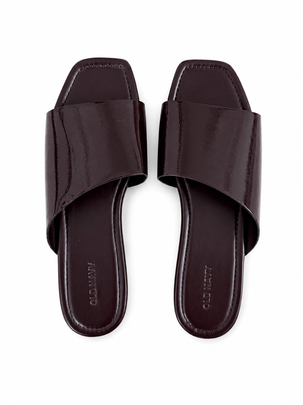 Old Navy Wide Strap Slide Sandals (Size 8)